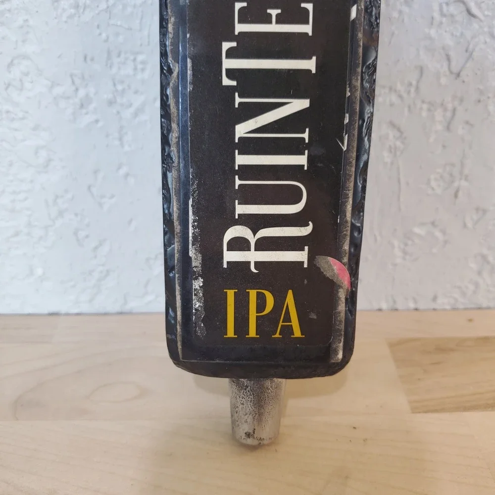 Stone Brewing Lukcy Basartd Ale RuinTen IPA Beer Tap Handle Double Sided Logo